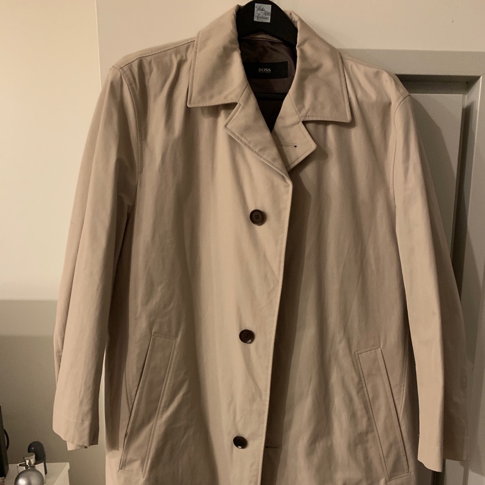 hugo boss mens winter coat size 46